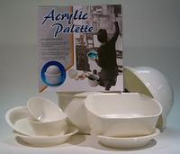Acrylic Palette with Various Trays
