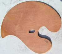 Professional Wooden Palette with Arm Support